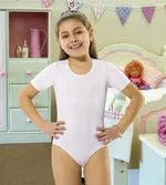 Anıt Kız Çocuk Kısakol Body 4525 Beyaz detay görünüm