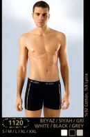 Anıt Licralı Şeritli Erkek Boxer 1120 Siyah görsel 6