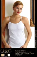 Anıt Ribana Biyeli ip Askılı 2101 Beyaz görsel 5