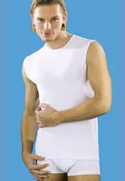 Berrak Likralı Süprem Kolsuz Bisiklet Yaka Atlet 1026 Beyaz farklı açı