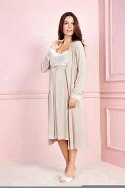 Bondy Bondy Lohusa Penye Gecelik Sabahlık 17209 - Alternatif Görünüm