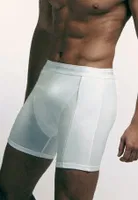 Çift Kaplan Elestanlı Biyeli Boxer 855 Beyaz detay görünüm