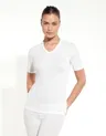 V Yaka Kadın Thermal Çift Kaplan 1013