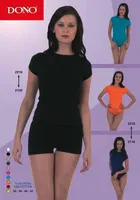 Dono Lycra Kısa Kol Siyah farklı açı