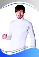 Dono Lycra Uzun Kol Tam Balıkçı Yaka 1251 Beyaz detay görünüm