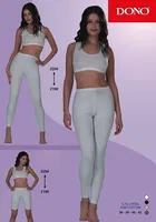 Dono Lycra Uzun Tayt 2190 Beyaz farklı açı