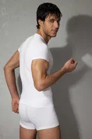 Doreanse Doğal Modal Erkek T.Gümüş 2535 Beyaz detay görünüm