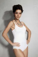 Doreanse Doğal Modal İnce Askılı Body 12101 Beyaz