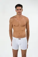 Kom Erkek Boxer - Arsenal Pamuklu 2 li Erkek Boxer Beyaz