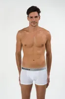Kom Erkek Boxer - Conan Pamuk Silver Elastik Kemer Boxer