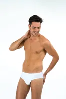 Kom Erkek Slip - Paul Pamuklu Basic 2 li Erkek Slip farklı açı