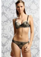 Pierre Cardin Desteksiz Sütyen Külot Takım 4275 Siyah