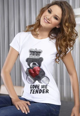 X-Lady X-Lady Likralı Koton T.Gümüş 7094