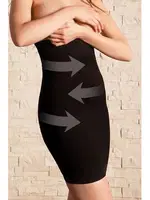 Anıl Dikişsiz Etek Korse 2604 Siyah detay görünüm