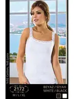 Anıt Bayan Dantel Askılı Atlet 2172 Beyaz farklı açı