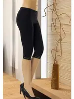 Anıt Bayan ince Dantelli Tayt 3254 Siyah görsel 4