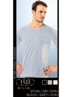 Anıt interlok Uzun Kol Üst 1122 Gri görsel 5