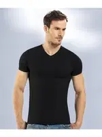 Anıt Modal V Yaka Kollu 1204 Siyah detay görünüm