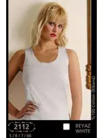 Anıt Ribana Dantelli Atlet 2112 Beyaz farklı açı