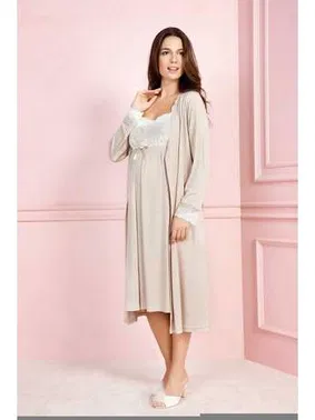 Bondy Bondy Lohusa Penye Gecelik Sabahlık 17209 - Alternatif Görünüm