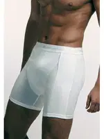 Çift Kaplan Elestanlı Biyeli Boxer 855 Beyaz detay görünüm