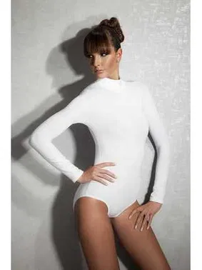 Doreanse Doreanse Doğal Modal Boğazlı Kollu Body 12407