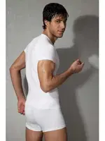 Doreanse Doğal Modal Erkek T.Gümüş 2535 Beyaz detay görünüm