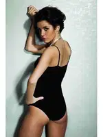 Doreanse Doğal Modal İnce Askılı Body 12101 Siyah görsel 4