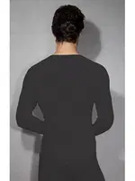 Doreanse Likralı Erkek Termal T.Gümüş 2960 Siyah görsel 4