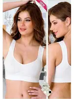 Emay Dikişsiz Dekolte Toparlayıcı Sütyen 4015 Beyaz görsel 13