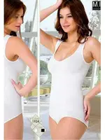 Emay Dikişsiz Kalın Askılı Çıtçıtlı Ripli Body 1924 Beyaz görsel 14