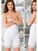 Emay Dikişsiz Paça Dantelli Boxer Korse 2027 Beyaz görsel 10