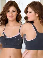 Emay Emzirme Sütyeni 5310 Antrasit görsel 8