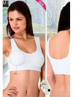 Emay Pedli Toparlayıcı Dikişsiz Sütyen 4021 Beyaz görsel 14