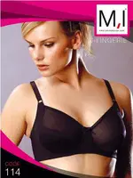 Emay Toparlayıcı C Cup Sütyen 114C Siyah görsel 5