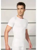 Goldenbay Erkek Termal Kısa Kol 2523 Beyaz detay görünüm