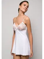 Kom Barbie İp Askılı Dantelli Mini Babydoll görsel 5