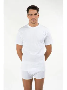 Kom Kom Eduardo Bisiklet Yaka 2 li Erkek Tshirt