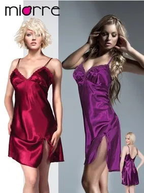 Miorre Miorre Saten Gecelik - 001-018052