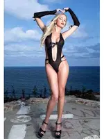 Night Flight Flok Baskılı String Body 2210