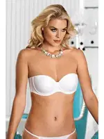 Orkide Dolgulu Straples Sütyen 2850 Beyaz görsel 5