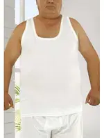 Öztaş Erkek Battal Atlet A1036 Beyaz farklı açı