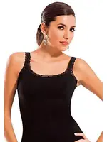 Pamuk Elastan Dantelli Kaşkorse Erdem 2116 Siyah görsel 5