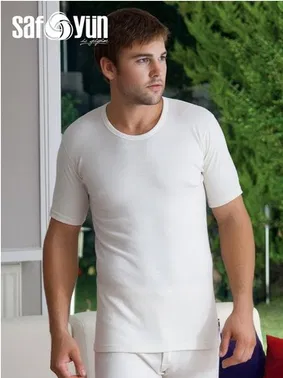 Saf Yün Safyün Kısa Kol Yün Fanila 541