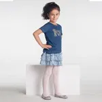 Daymod Açelya Melanj Çocuk Külotlu Çorap D2122079 Gri-Melanj