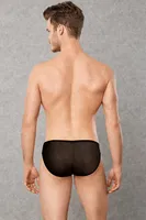 Doreanse Erkek Slip 1321 Siyah detay görünüm