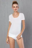 Doreanse Kadın T-Shirt 9397 Beyaz