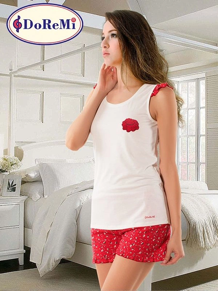 DoReMi Mini Şort Bayan Pijama Takımı