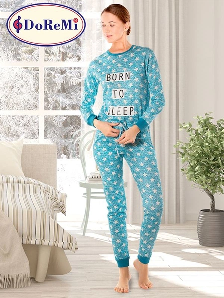Born To Sleep DoReMi Bayan Pijama Takımı