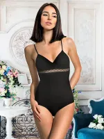 DoReMi Dantelli Bodysuit Siyah